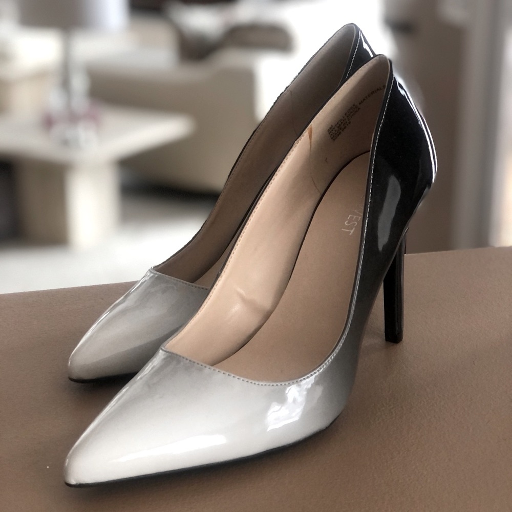 Nine West Black/White Ombré 8M